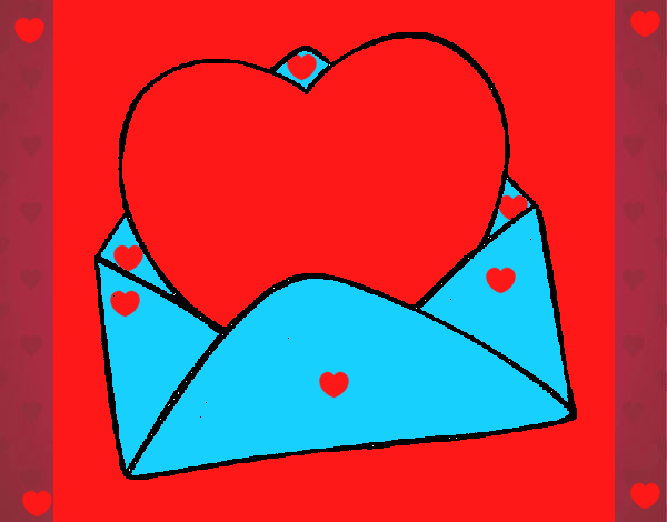 Dibujo de carta de amor pintado por en  el día 25-05-16 a las  16:00:57. Imprime, pinta o colorea tus propios dibujos!