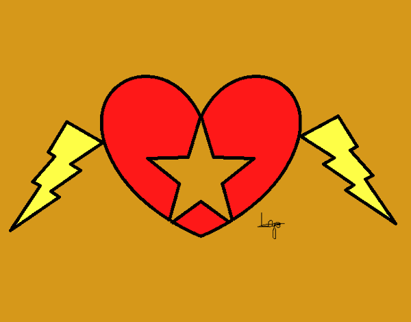 Corazón estrella