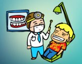 Dentista con paciente