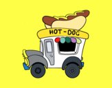 Food truck de perritos calientes