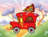 Food truck de pizza