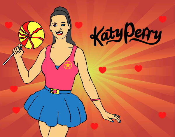 Katy Perry con piruleta