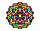 Dibujo Mandala pétalos de flor pintado por Gorila1516