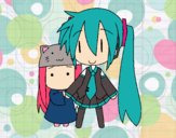 Miku y Kasane Chibi