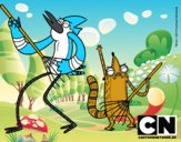 Mordecai y Rigby