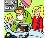 Niño en el dentista