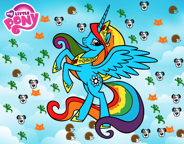 rainbow dash es reina