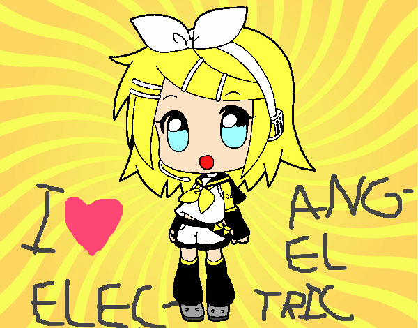 Rin cantando electric angel