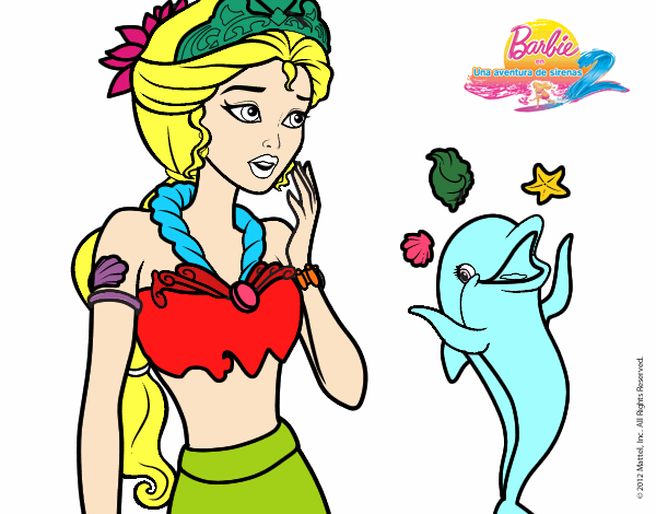 la sirena y el delfin