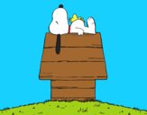 Snoopy durmiendo