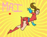 Dibujo Supergirl pintado por Micaela510