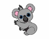 Dibujo Un Koala pintado por vicky346