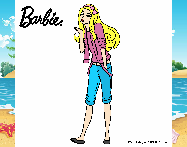 Barbie con look casual