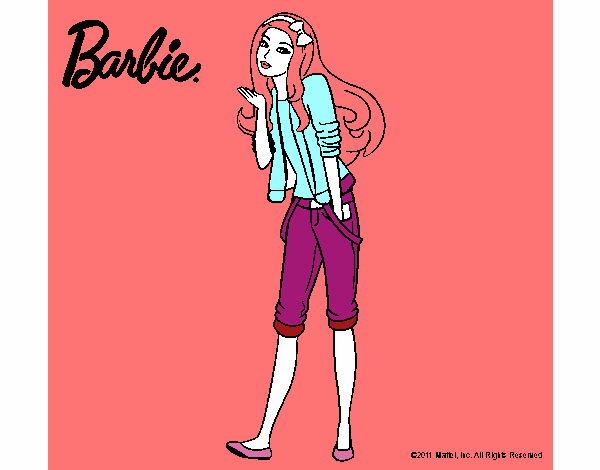 Barbie con look casual