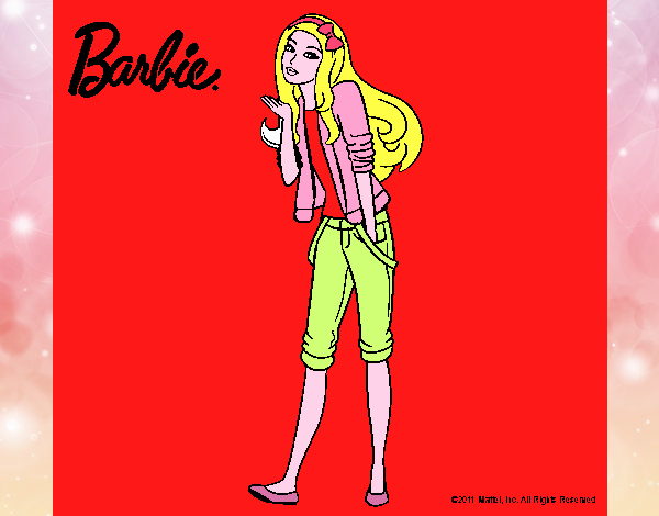 Barbie con look casual