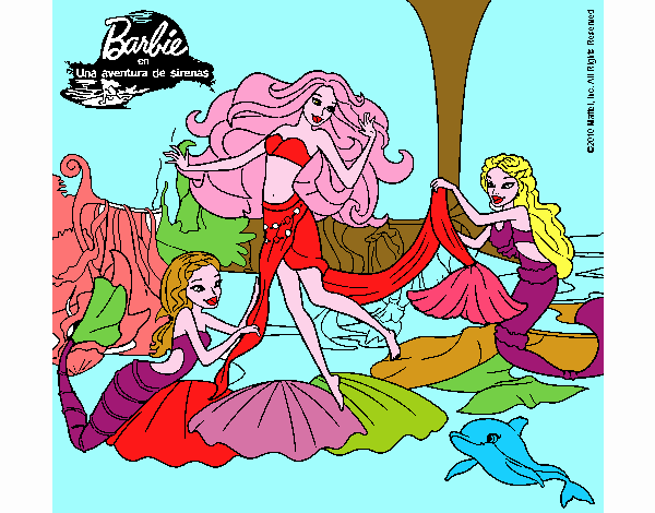 Barbie con sirenas