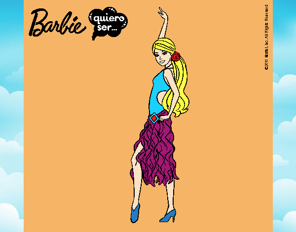 Barbie flamenca