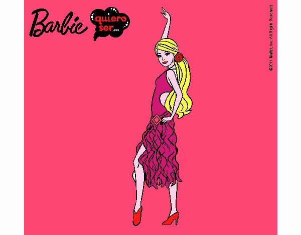 Barbie flamenca