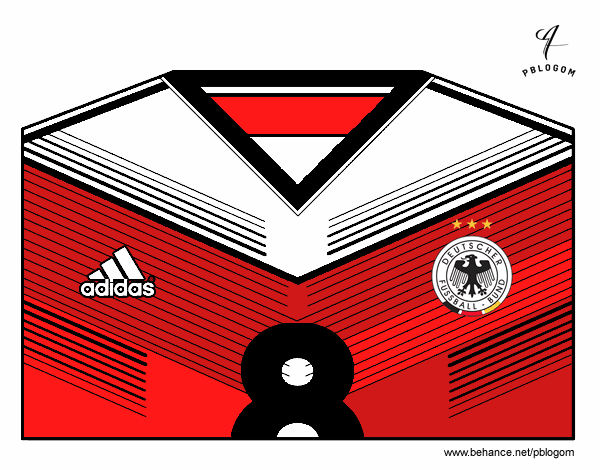 Camiseta del mundial de fútbol 2014 de Alemania