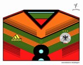 Camiseta del mundial de fútbol 2014 de Alemania