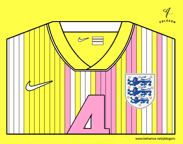 Camiseta del mundial de fútbol 2014 de Inglaterra