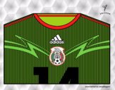 Camiseta del mundial de fútbol 2014 de México