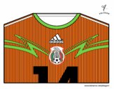 Camiseta del mundial de fútbol 2014 de México