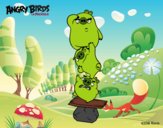 Cerdos verdes de Angry Birds