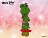 Cerdos verdes de Angry Birds