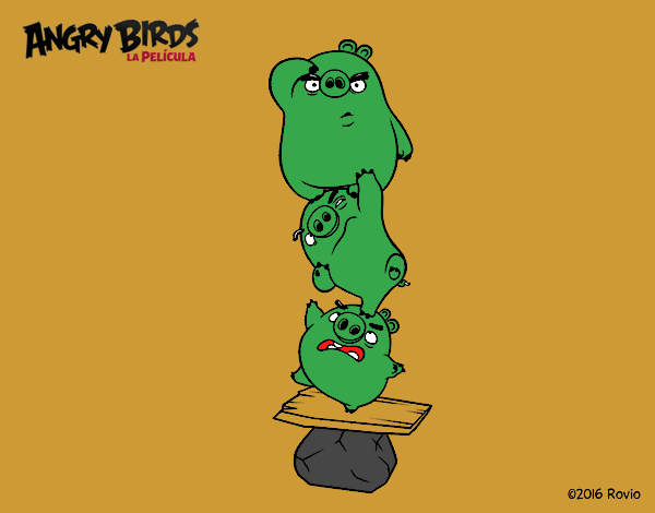 Cerdos verdes de Angry Birds