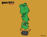 Cerdos verdes de Angry Birds