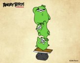 Cerdos verdes de Angry Birds