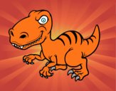 Dinosaurio velociraptor