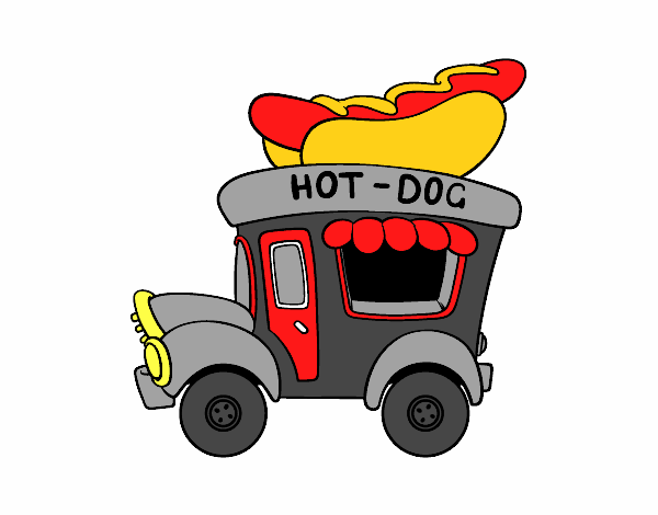 Food truck de perritos calientes