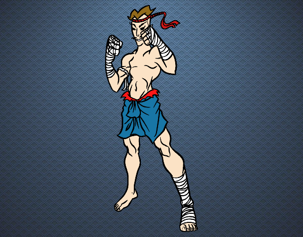 Luchador de Muay Thai