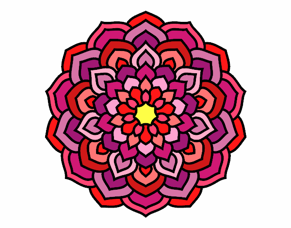 mandala de los muchos colores