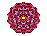 Mandala pétalos de flor