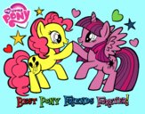 Dibujo Mejores Pony Amigas para siempre pintado por princeza