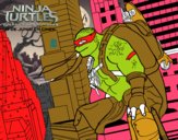 Dibujo Michelangelo de Ninja Turtles pintado por jos67