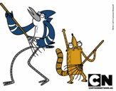 Mordecai y Rigby