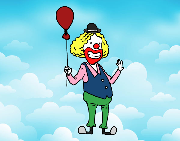 Payaso y globo