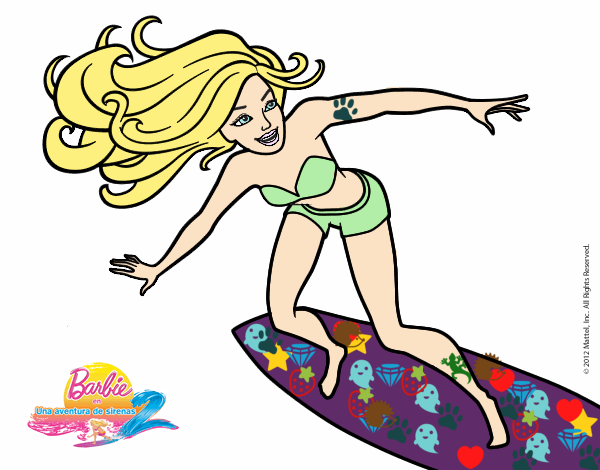 barbie surf cool