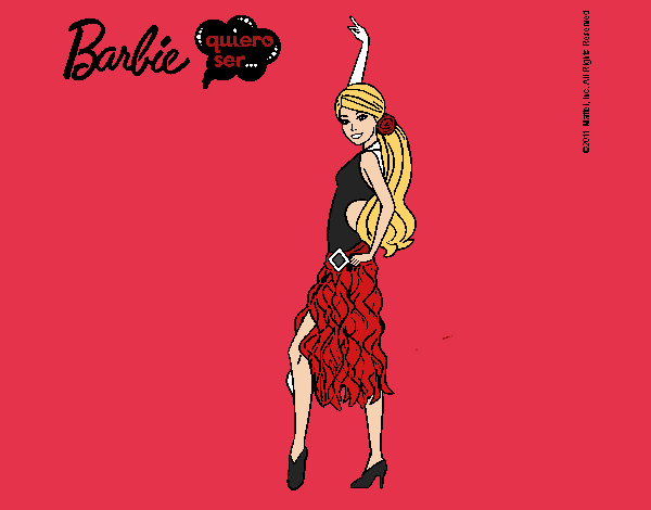 Barbie flamenca