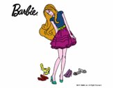 Barbie y su colección de zapatos