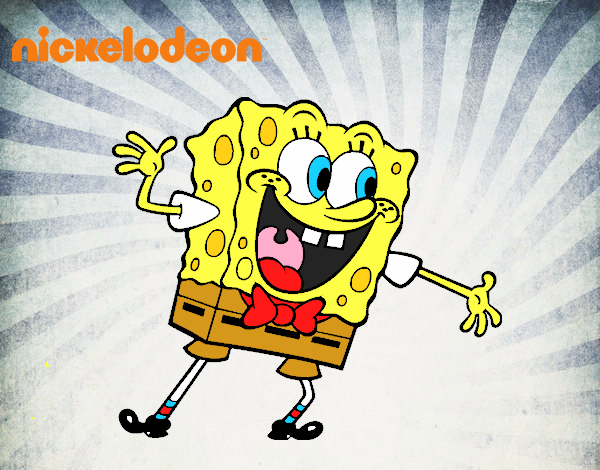 Bob Esponja saludando