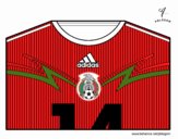 Camiseta del mundial de fútbol 2014 de México