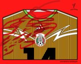 Camiseta del mundial de fútbol 2014 de México