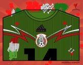 Camiseta del mundial de fútbol 2014 de México