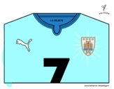 Camiseta del mundial de fútbol 2014 de Uruguay