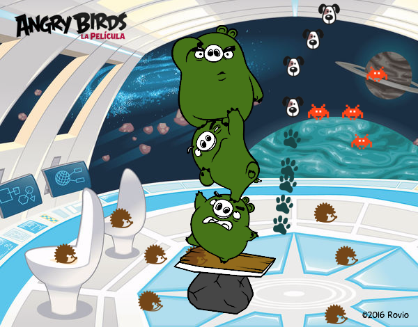 Cerdos verdes de Angry Birds